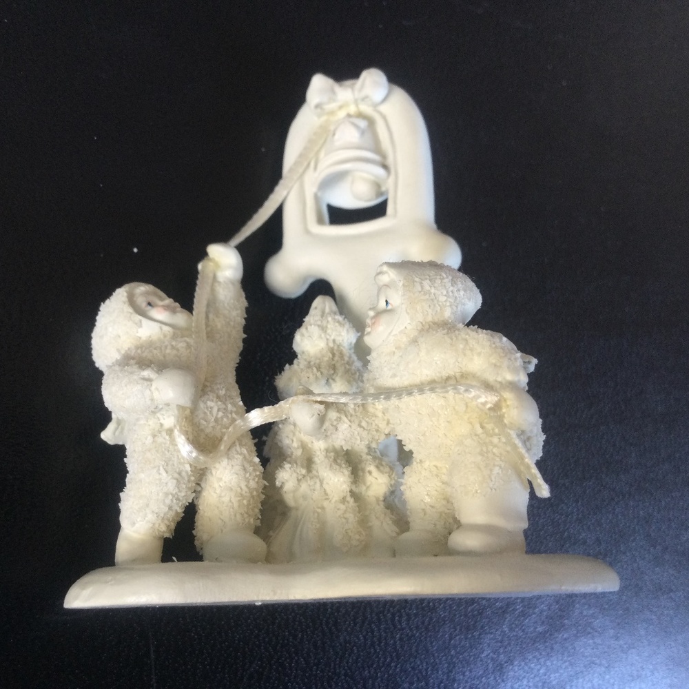 Vintage Snowbabies Miniatures “Ring The Bells … It’s Christmas”